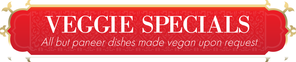 Bombay Cafe - Veggie Specials
