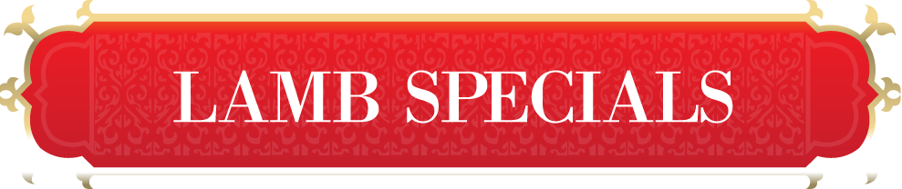 Bombay Cafe - Lamb Specials